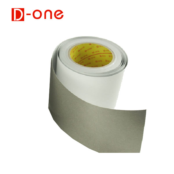 单面平纹带胶导电布